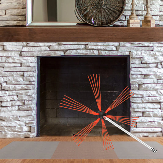 EasySweep 33ft Chimney Brush Kit – DIY Drill Cleaner System