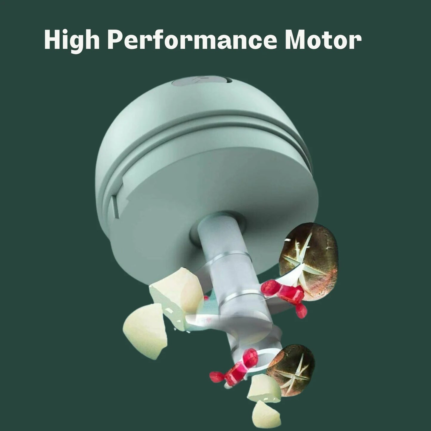 QuickChop Portable Electric Food Processor - USB Rechargeable, BPA Free - Electric Food Processor Readi Gear