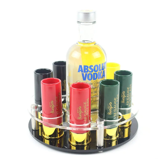 12 Gauge Shotgun Shell Shot Glasses Set - Perfect Gift for Gun Enthusiasts - Shot Glass Set Readi Gear