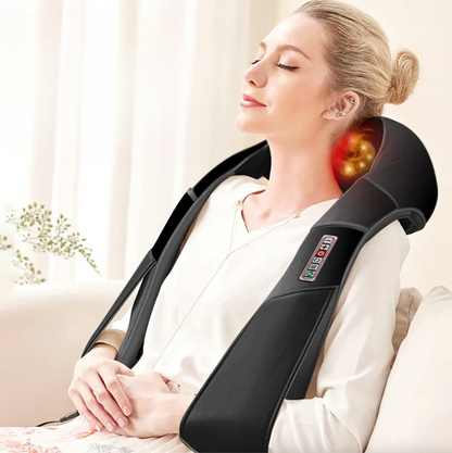 Deep Tissue Heated Shiatsu Massager for Neck, Back, and Shoulders - Readi Gear