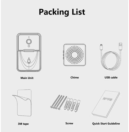 ShieldCam Wireless Doorbell - HD Video, Night Vision & 2-Way Intercom - Smart doorbell and security camera Readi Gear