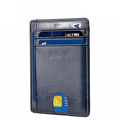 ShieldMate Mens Leather RFID Blocking Wallet - RFID Blocking Credit Card Holder Readi Gear