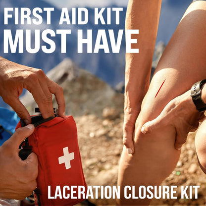 Zipper Wound Closure Kit - Stitch-Free Butterfly Bandages 4-Pack - Zipper wound closure kit Readi Gear