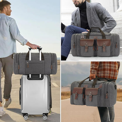 Timberline Vintage Duffel – Rugged Waterproof Waxed Canvas Travel Bag (50L & 60L)