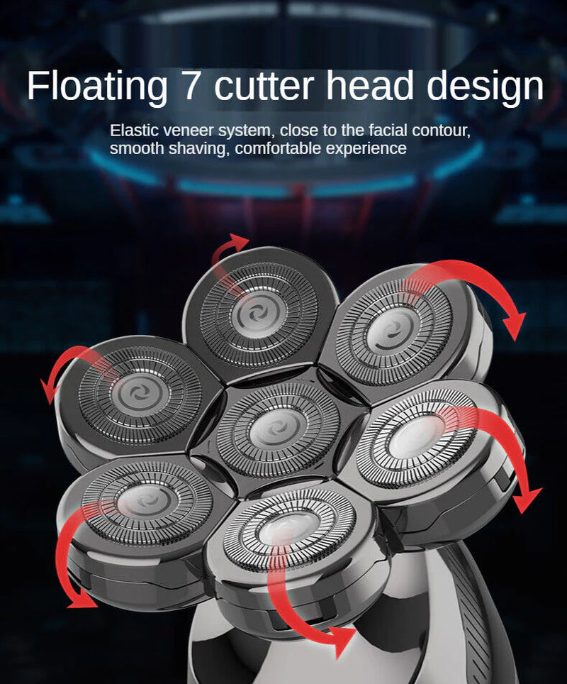 7D Pro Series Cordless Head Shaver & Hair Trimmer Kit for Men - Readi Gear