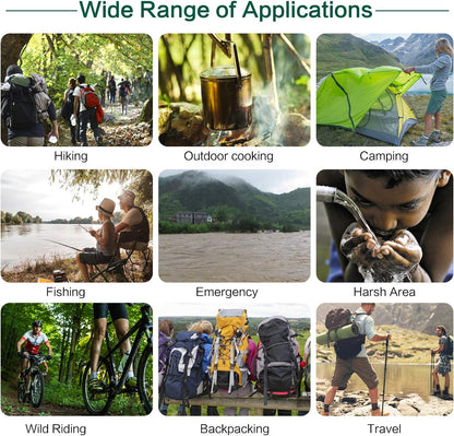 PureFlow Survival Straw: Triple Filtration Water Purifier, 1000 Gallon Capacity - Portable water filter Readi Gear