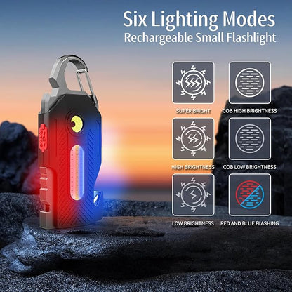 TrekTech Multifunctional Rechargeable Flashlight