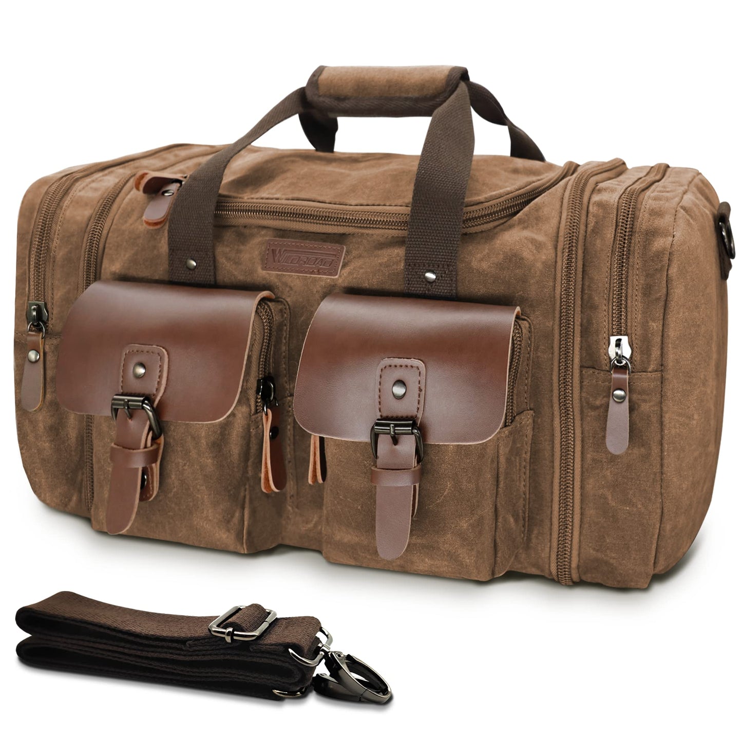 Timberline Vintage Duffel – Rugged Waterproof Waxed Canvas Travel Bag (50L & 60L)
