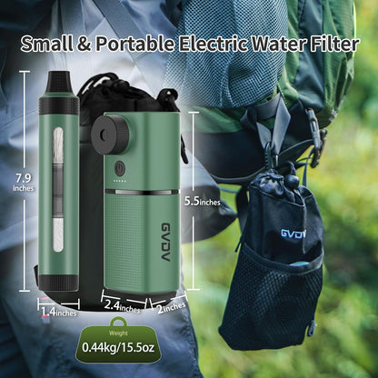 SurvivorFlow Electric Water Purifier - 6 Stage Filtration System - Electric water purifier Readi Gear