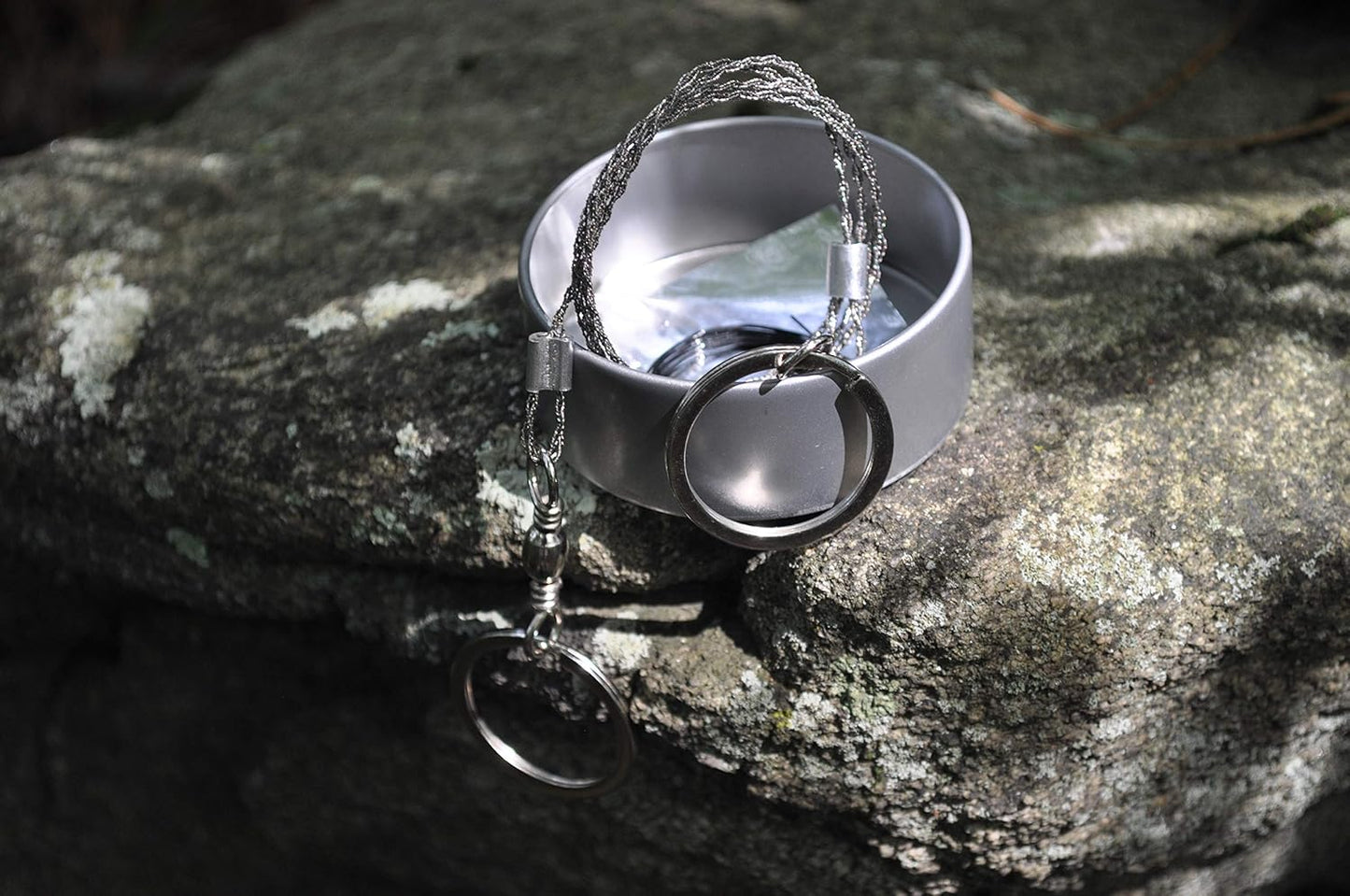 Pocket Slingshot Survival Kit - Ammo, Fire Starter, Fishing & Navigation Tools - Pocket Slingshot Survival Kit Readi Gear