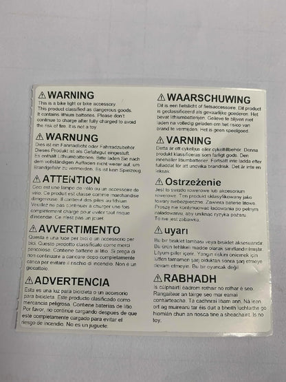 High-Intensity Bike Tail Light - USB LED Rear Light for Helmet & Bag - Bicycle Tail Light Readi Gear