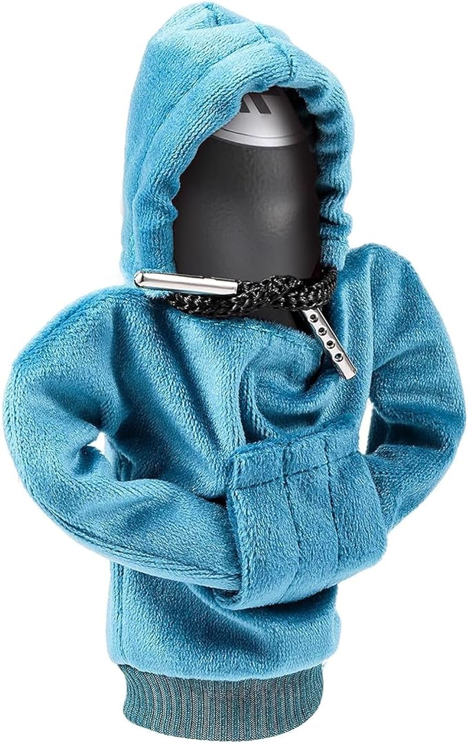 Plush Car Gear Shift Cover Hoodie | Universal Fit | Soft & Durable - Plush Car Gear Shift Cover Hoodie Readi Gear