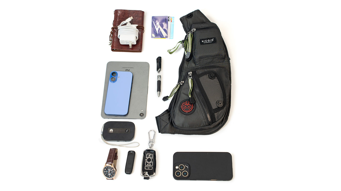 StealthGuard Anti-Theft Sling Bag - Hands-Free Crossbody Backpack for Men & Women - Urban Slingbag Readi Gear