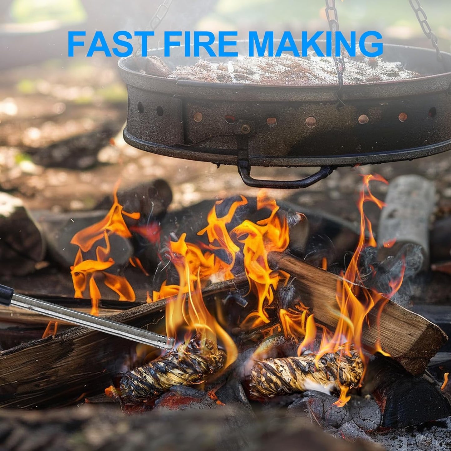 Eco Fire Starters Bundle - 72 or 150 Rolls for Campfires & BBQs