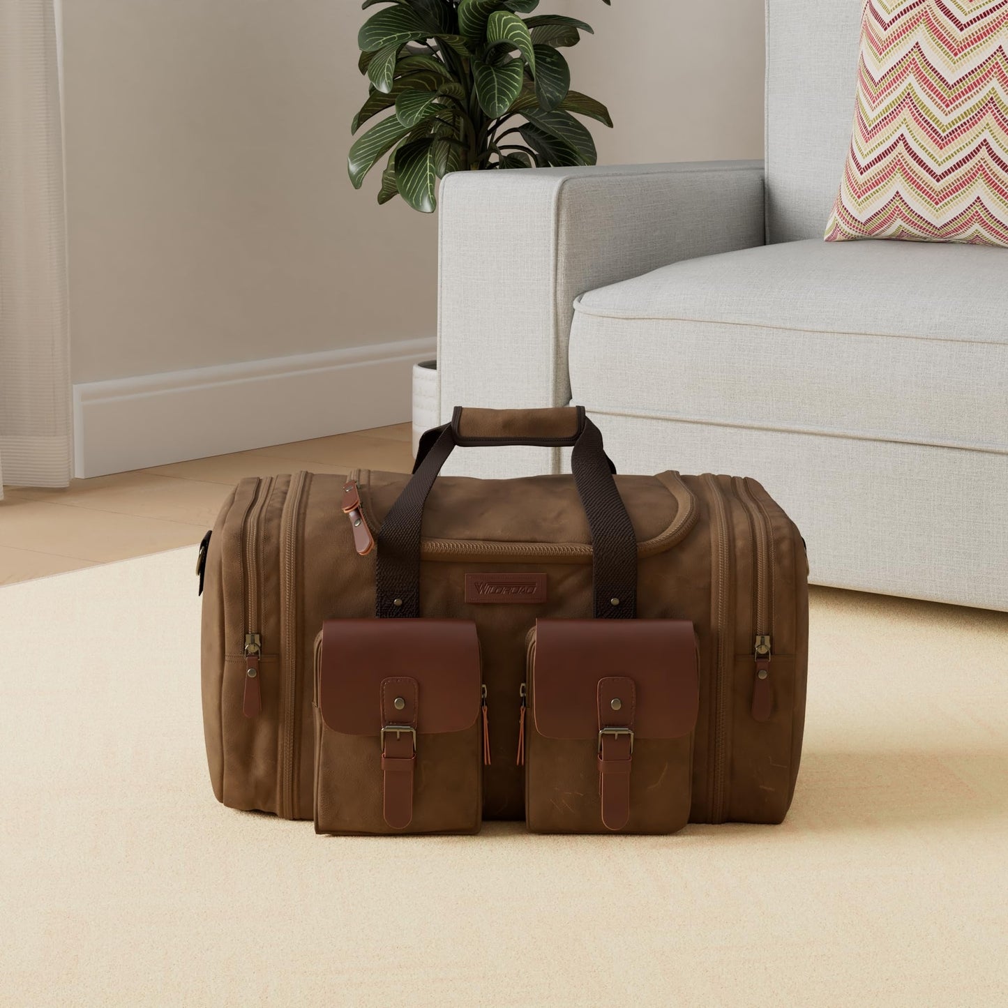 Timberline Vintage Duffel – Rugged Waterproof Waxed Canvas Travel Bag (50L & 60L)