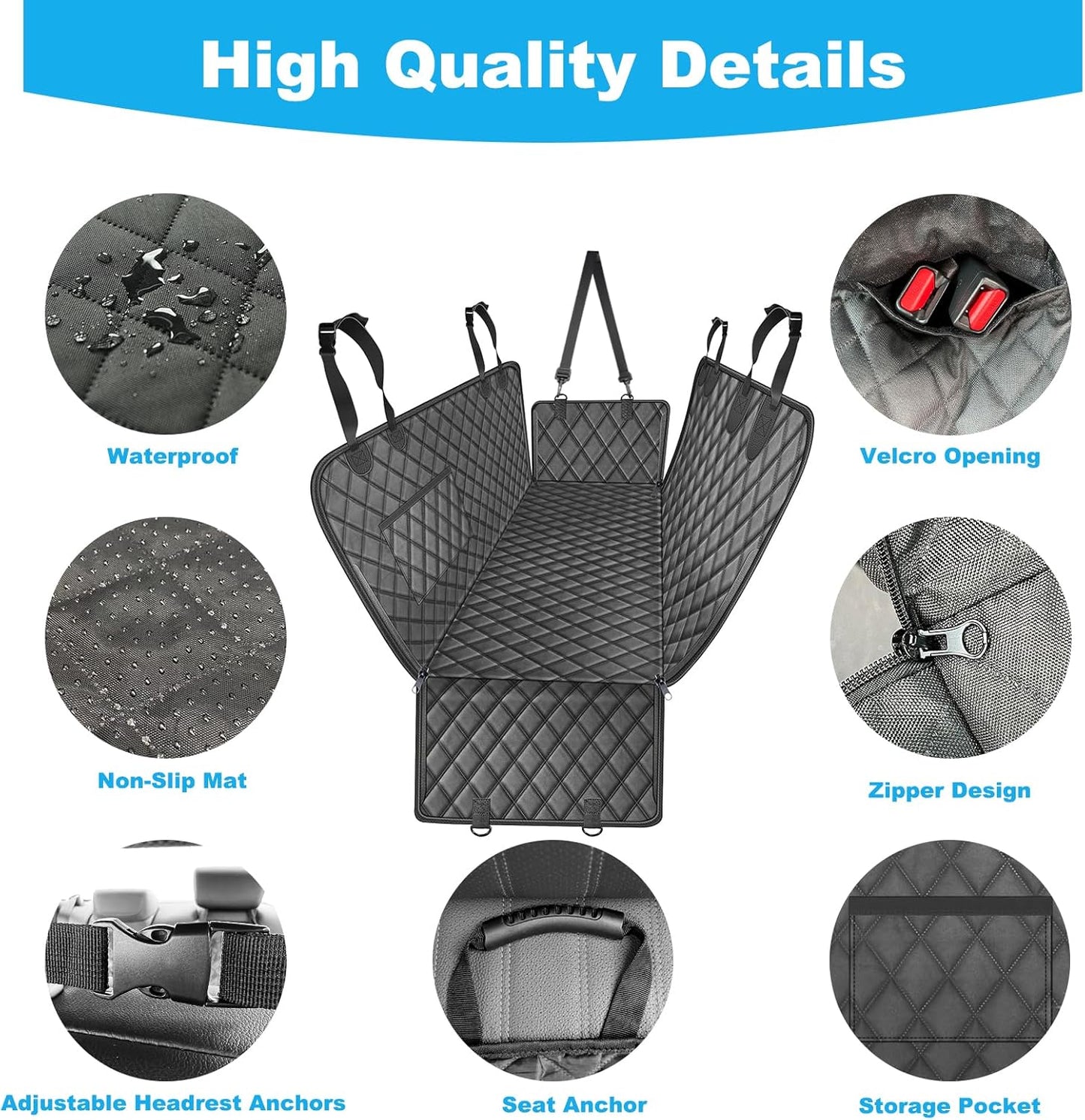 CanineGuard Deluxe Pet Car Seat Protector - Dog Car Seat Cover Readi Gear