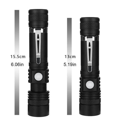 Ultra Bright 90000LM LED Flashlight - Zoomable & Rechargeable - Multifunctional Flashlight Readi Gear