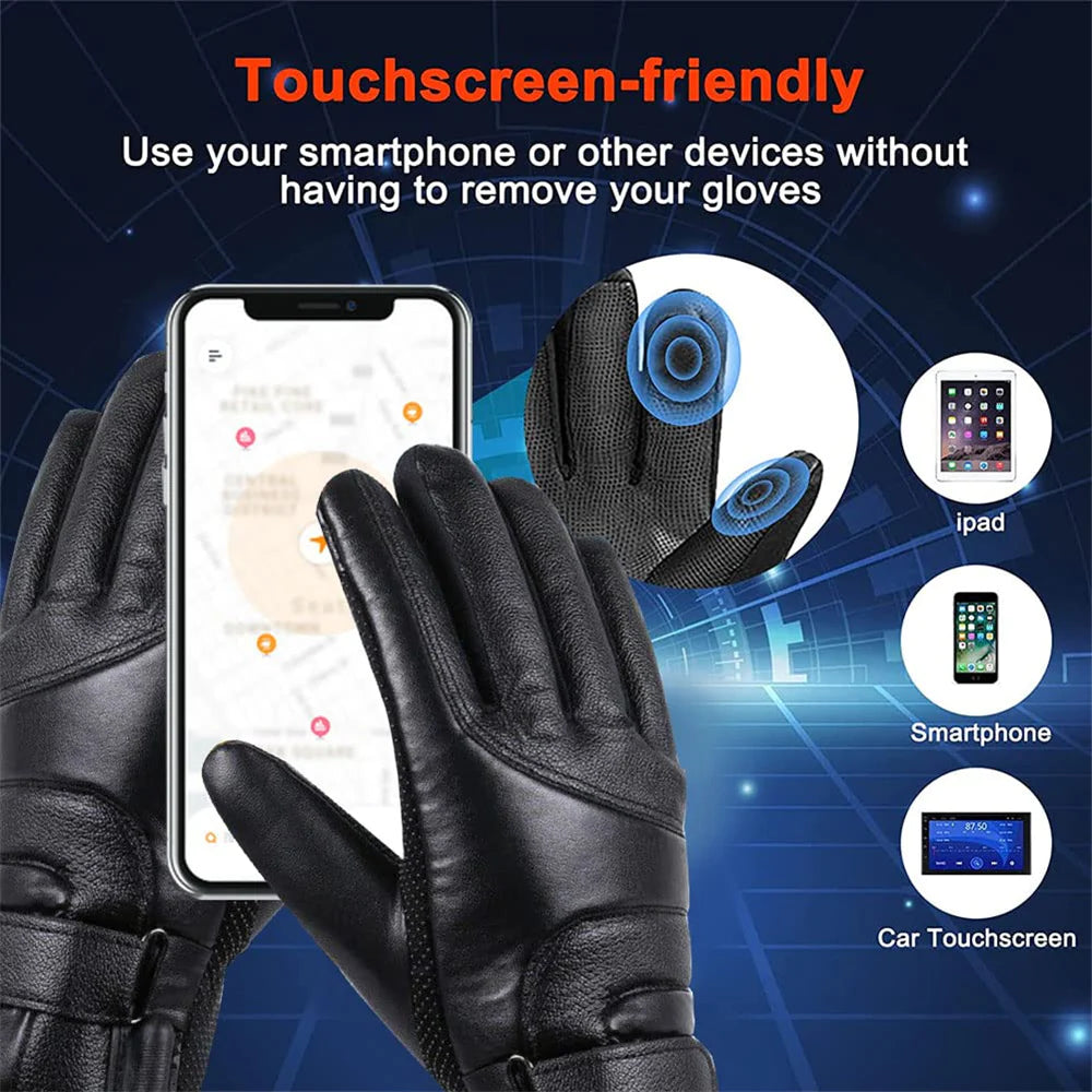 Winter USB Heated Gloves - Thermal, Waterproof, Touchscreen Hand Warmers - USB Winter Gloves Readi Gear
