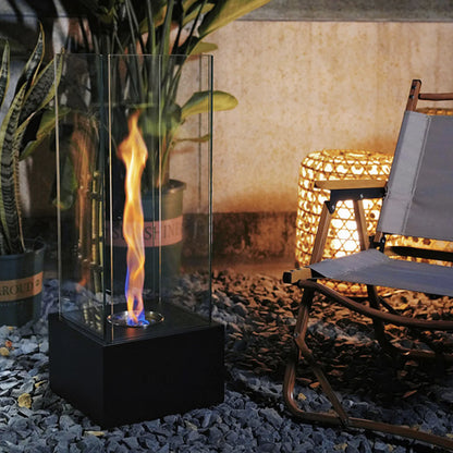 LodgeFire Bio Ethanol Indoor/Outdoor Smokeless Tabletop Fireplace - Tabletop fireplace Readi Gear