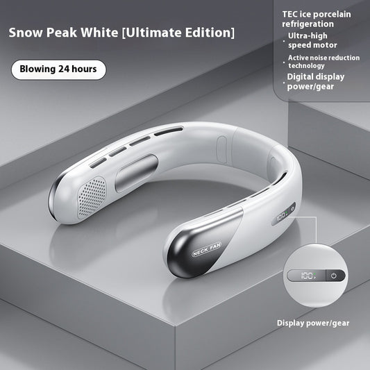 CoolWave Mini Portable USB Bladeless Neck Fan – Silent Operation & 5 Speeds - Neck Cooling Fan Readi Gear