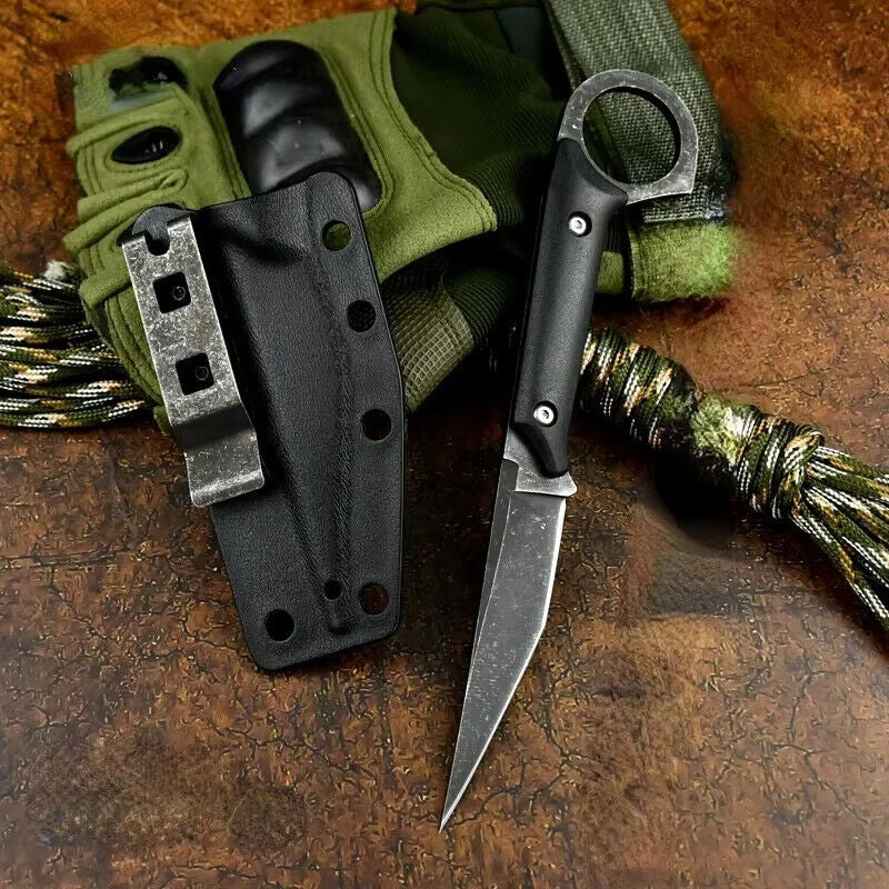 StealthEdge Tanto Neck Knife - Compact Tactical Self-Defense Blade - Neck Knife Readi Gear