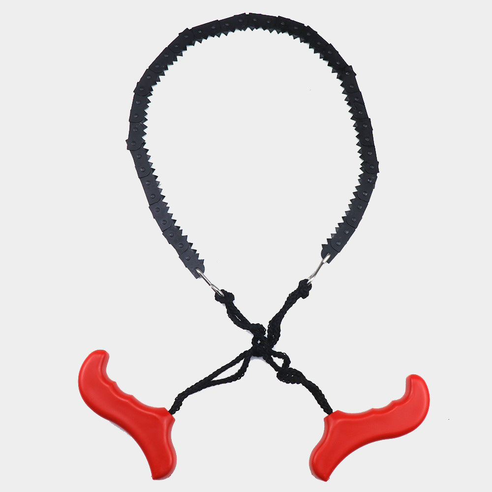 Compact Camping Hand Chain Saw: Essential Survival Tool - camping hand chain saw Readi Gear