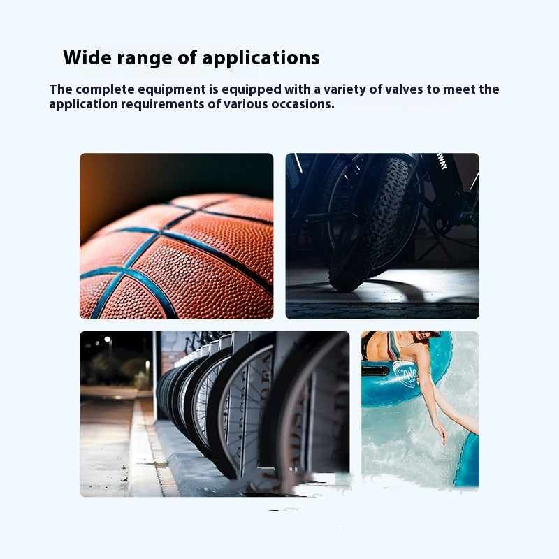 CYCLAMI Compact Rechargeable Bike Tire Inflator - Rechargeable Bike Tire Pump Readi Gear