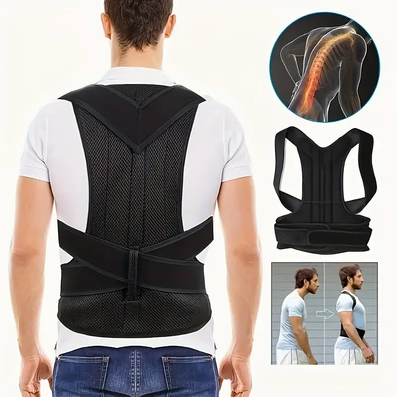 PosturePro Adjustable Back Brace - Relieve Pain & Improve Posture - Readi Gear