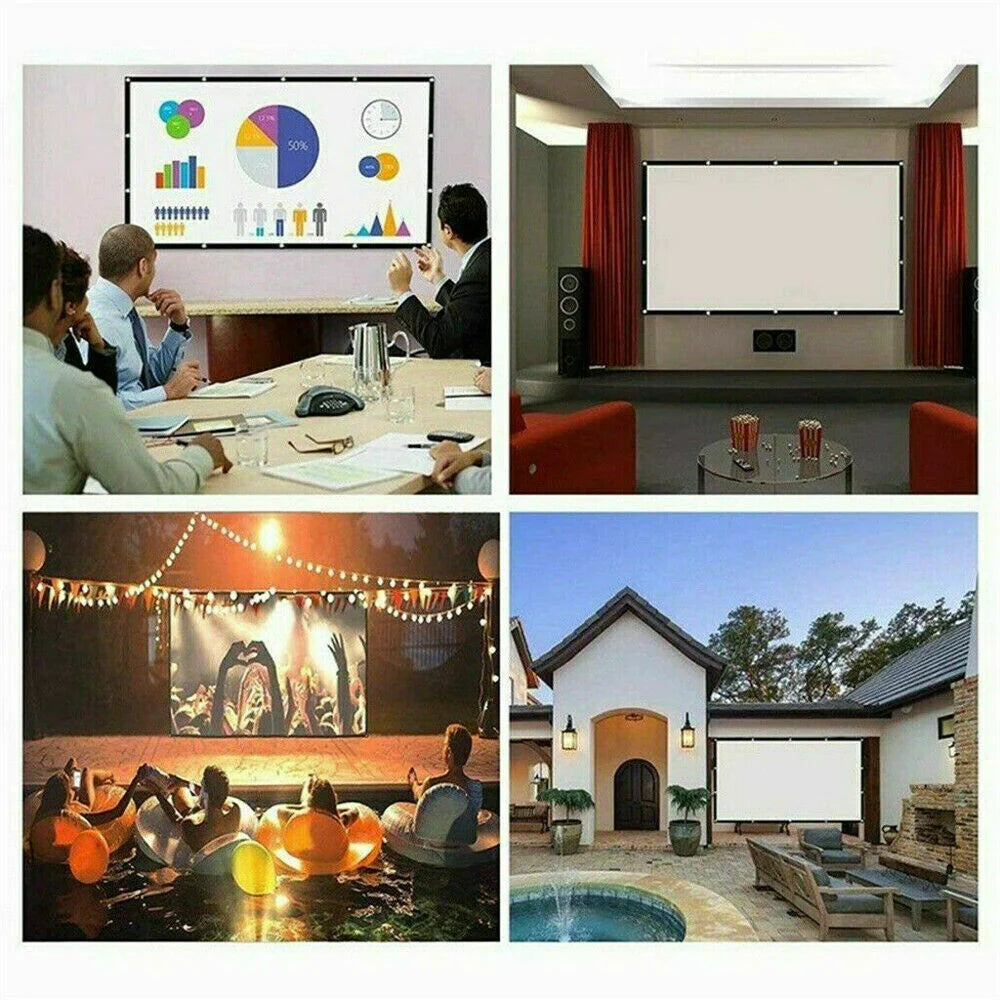 ScreenMagic 16:9 Portable HD Projection Screen - Home & Outdoor Use - Projection screen Readi Gear