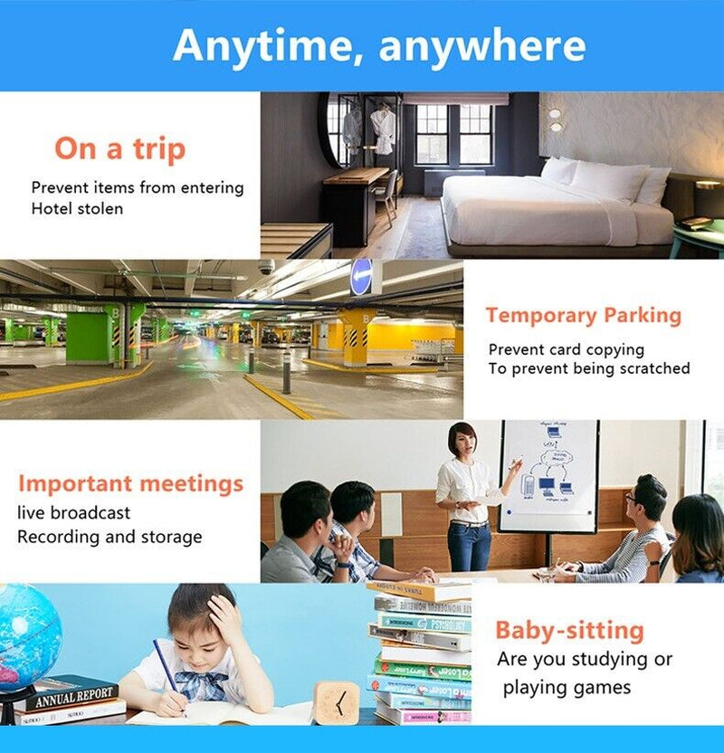 StealthEye 4K Mini Camera - WiFi Pinhole Cam with Real-Time Monitoring - Pinhole security camera Readi Gear