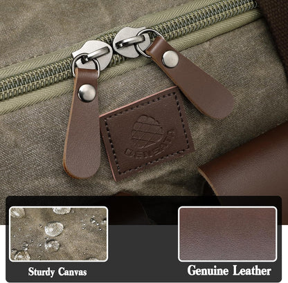 Timberline Vintage Duffel – Rugged Waterproof Waxed Canvas Travel Bag (50L & 60L)