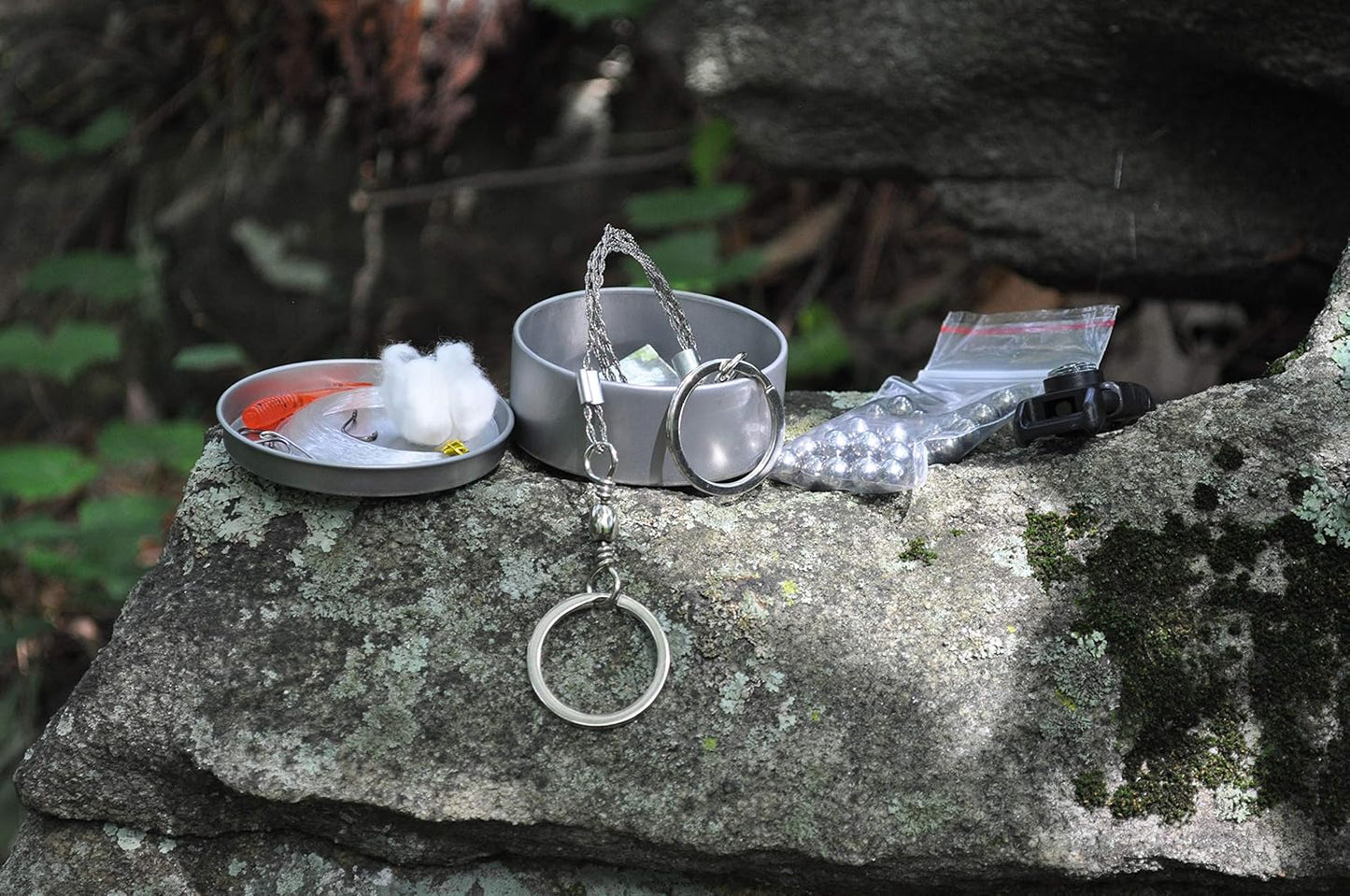 Pocket Slingshot Survival Kit - Ammo, Fire Starter, Fishing & Navigation Tools - Pocket Slingshot Survival Kit Readi Gear