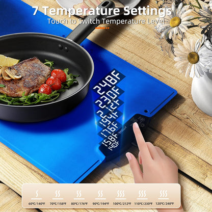 ReadyWarm Roll-up Portable Food Warming Mat - Great for Camping, Buffets - Roll-up Food Warming Mat Readi Gear