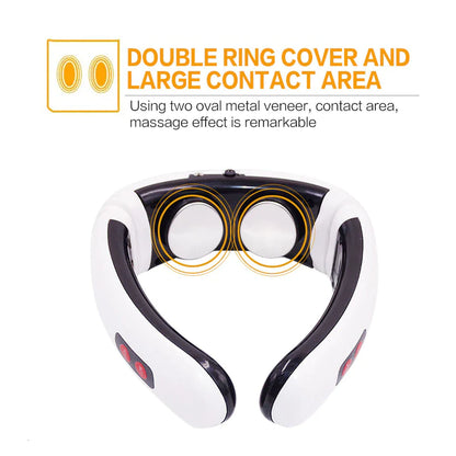 Electric Pulse Neck Massager for Pain Relief - 8 Modes & Magnetic Therapy - Readi Gear