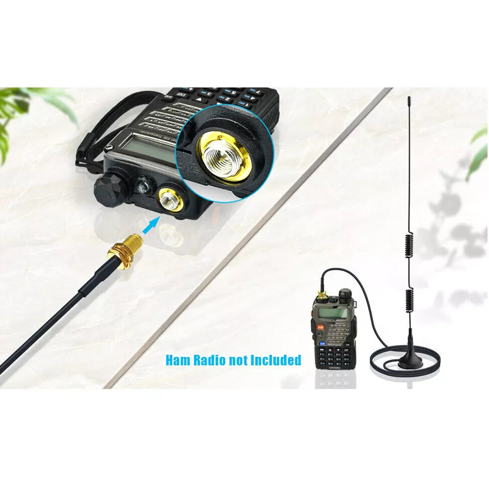 MaxReach Baofeng-Compatible Antenna – Car Mount, Extended Range - radio antenna Readi Gear