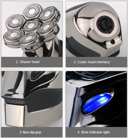 7D Pro Series Cordless Head Shaver & Hair Trimmer Kit for Men - Readi Gear