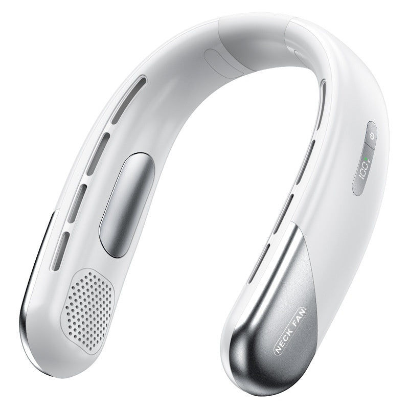 CoolWave Mini Portable USB Bladeless Neck Fan – Silent Operation & 5 Speeds - Neck Cooling Fan Readi Gear