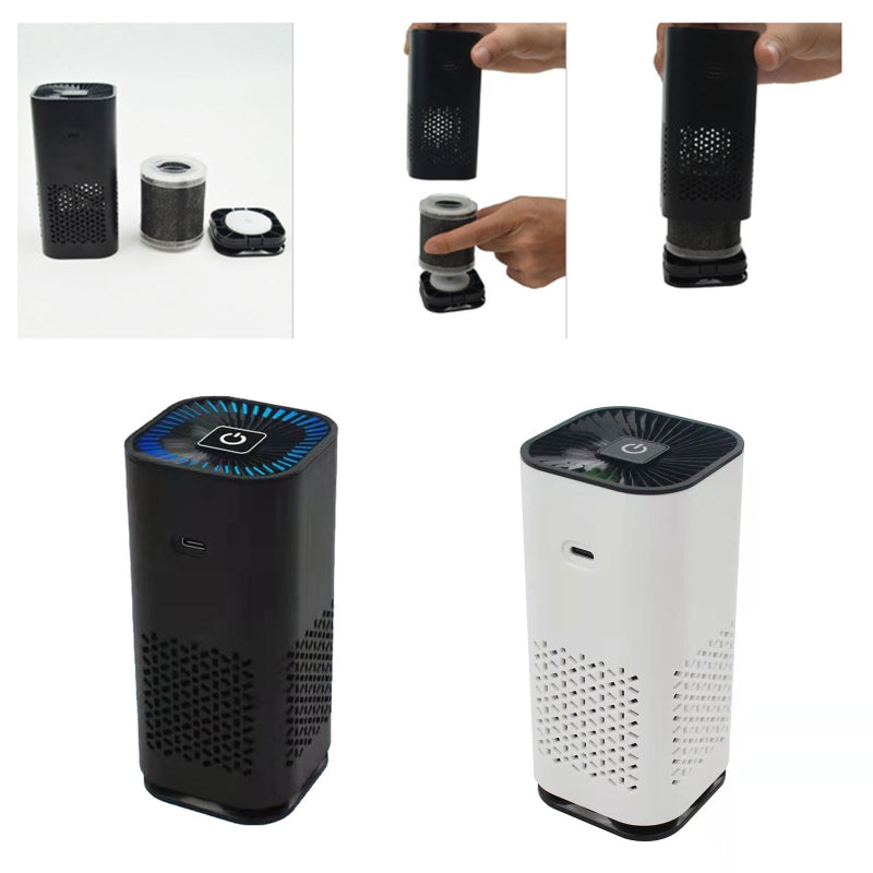BreatheEasy Portable Negative Ion Air Purifier for Car, Home, Office - Air Purifiers Readi Gear