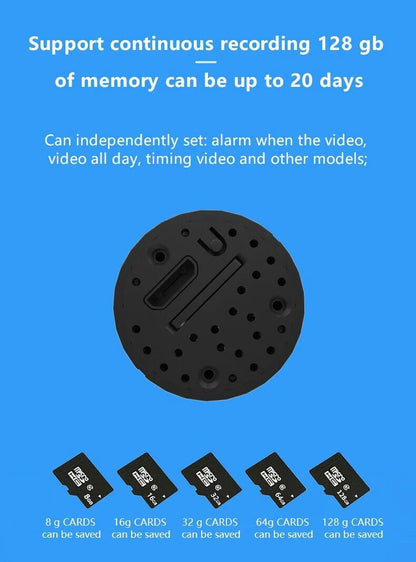 StealthEye 4K Mini Camera - WiFi Pinhole Cam with Real-Time Monitoring - Pinhole security camera Readi Gear