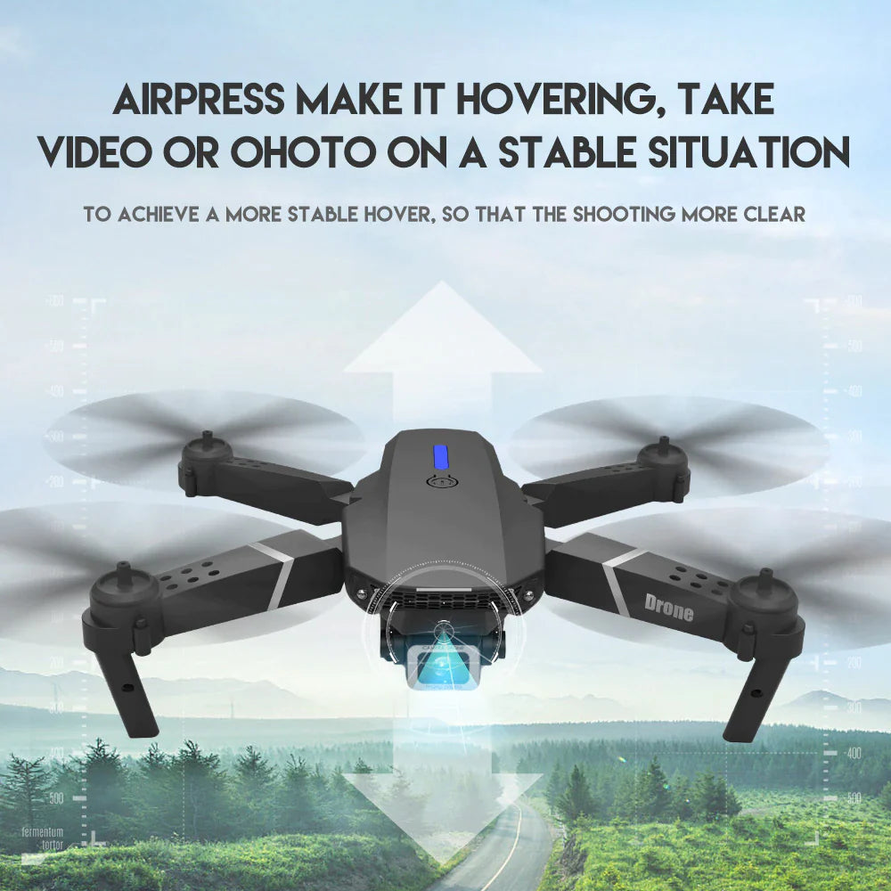 SkyCapture 4K HD Dual Camera Foldable Drone +4 Battery - Dual Camera Drone Readi Gear