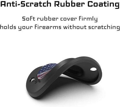 American Flag Magnetic Concealed Gun Mount 2-Pack for Car, Desk, Wall - Magnetic gun mount Readi Gear