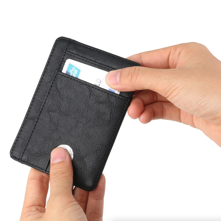 ShieldMate Mens Leather RFID Blocking Wallet - RFID Blocking Credit Card Holder Readi Gear