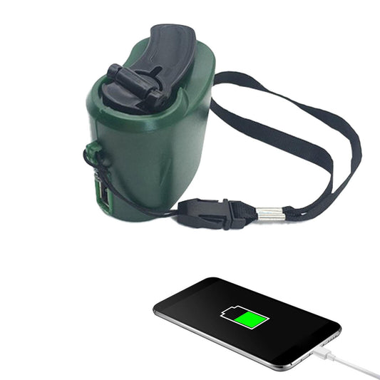 Survival Hand Crank Phone Charger – USB Power Bank & LED Light - Emergency USB Power Charger Readi Gear