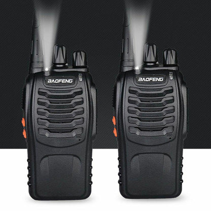 Baofeng BF-888S Walkie Talkie 2-Pack - UHF 400-470MHz, 16 Channels, Earpiece - Baofeng BF-888S Walkie Talkie 2-Pack - UHF 400-470MHz, 16 Channels, Earpiece Readi Gear