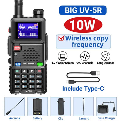 Baofeng UV-5RH Multi-Function Two-Way HAM Radio - Baofeng UV-5RH Multi-Function Two-Way HAM Radio Readi Gear