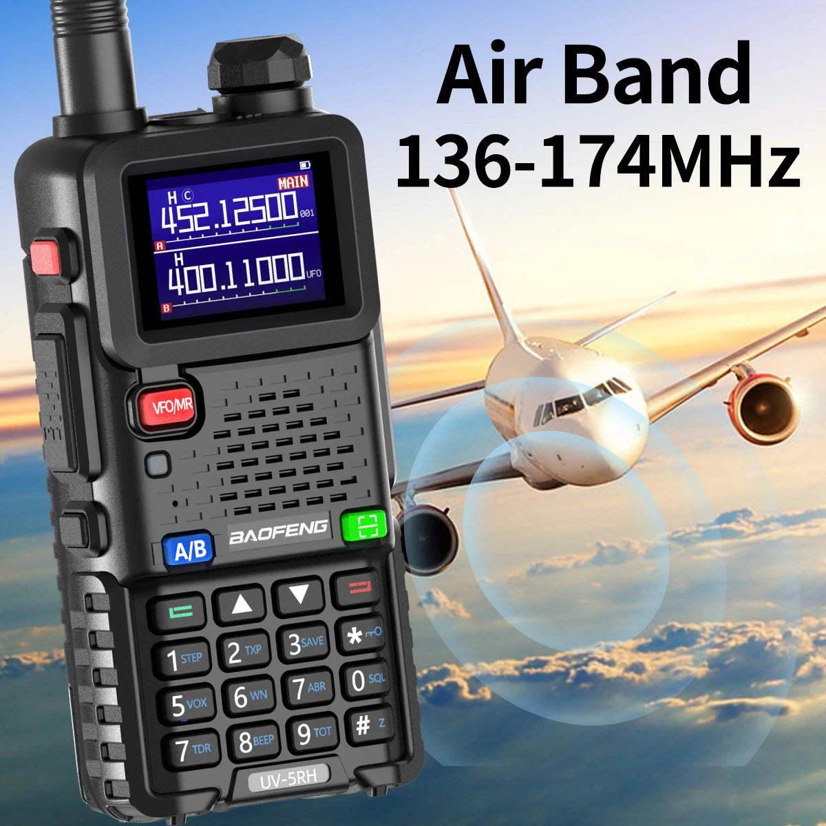 Baofeng UV-5RH Multi-Function Two-Way HAM Radio - Baofeng UV-5RH Multi-Function Two-Way HAM Radio Readi Gear