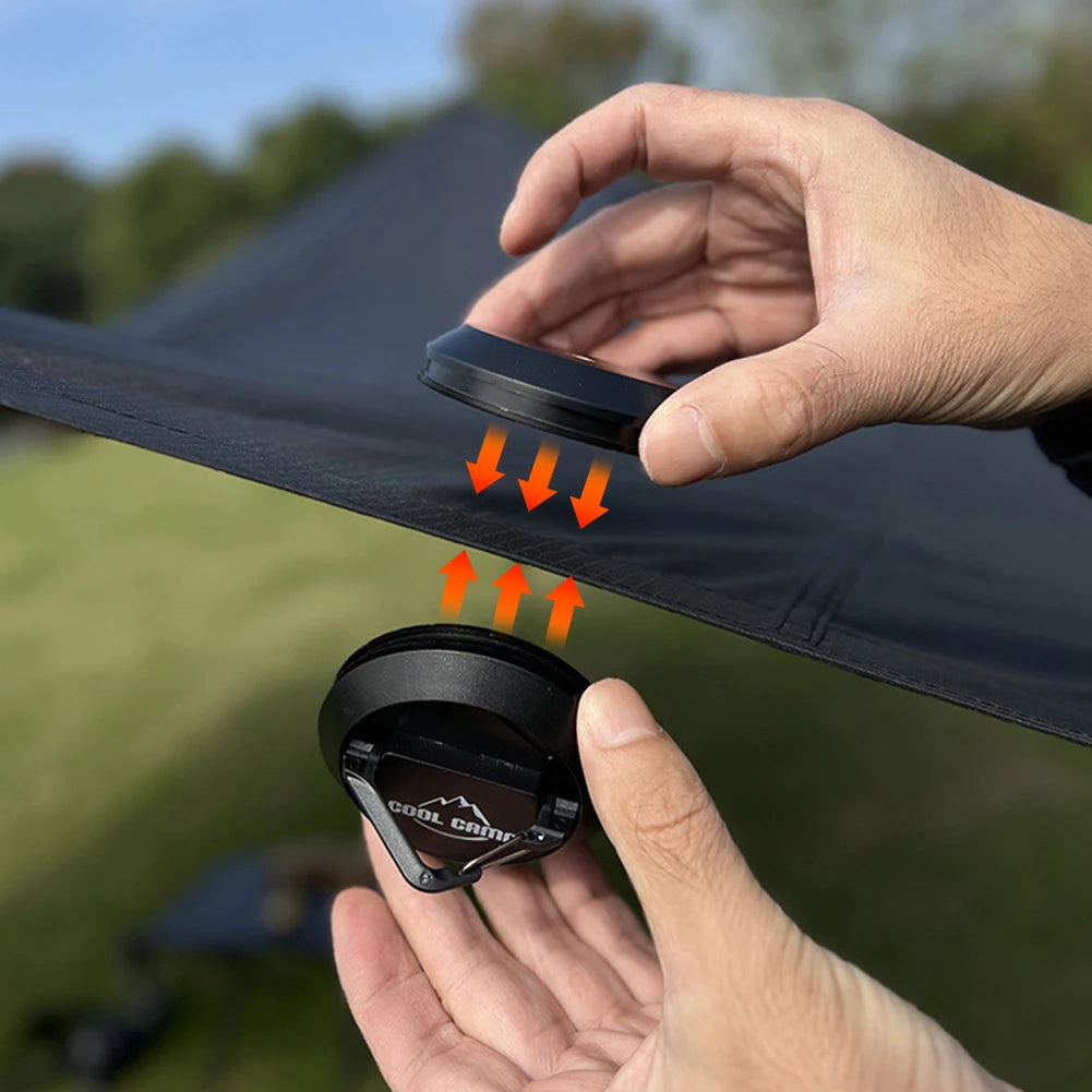 Hassle-Free Magnetic Light Clip for Tent - Organize Gear Easily - Magnetic carabiner tent clip Readi Gear