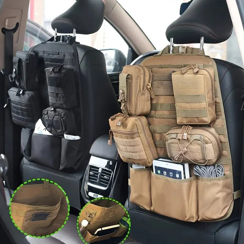 MolleMaster Car Seat Organizer: Tactical Gear Holder - MolleMaster Car Seat Organizer: Tactical Gear Holder Readi Gear
