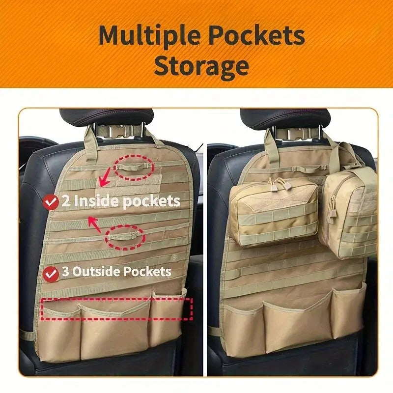 MolleMaster Car Seat Organizer: Tactical Gear Holder - MolleMaster Car Seat Organizer: Tactical Gear Holder Readi Gear