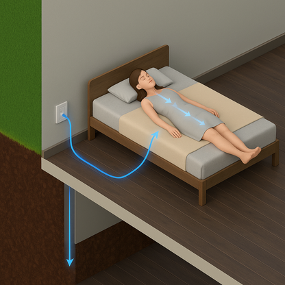 Rejuviaa™ Universal Grounding Sheet – For Restful Sleep & Everyday Balance